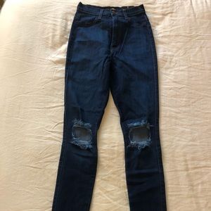 NWT Fashion Nova Tough luck Jean size 7